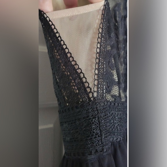 Lulus Dress Sleeveless Maxi Floor Length Black Women’s Small - Picture 10 of 10